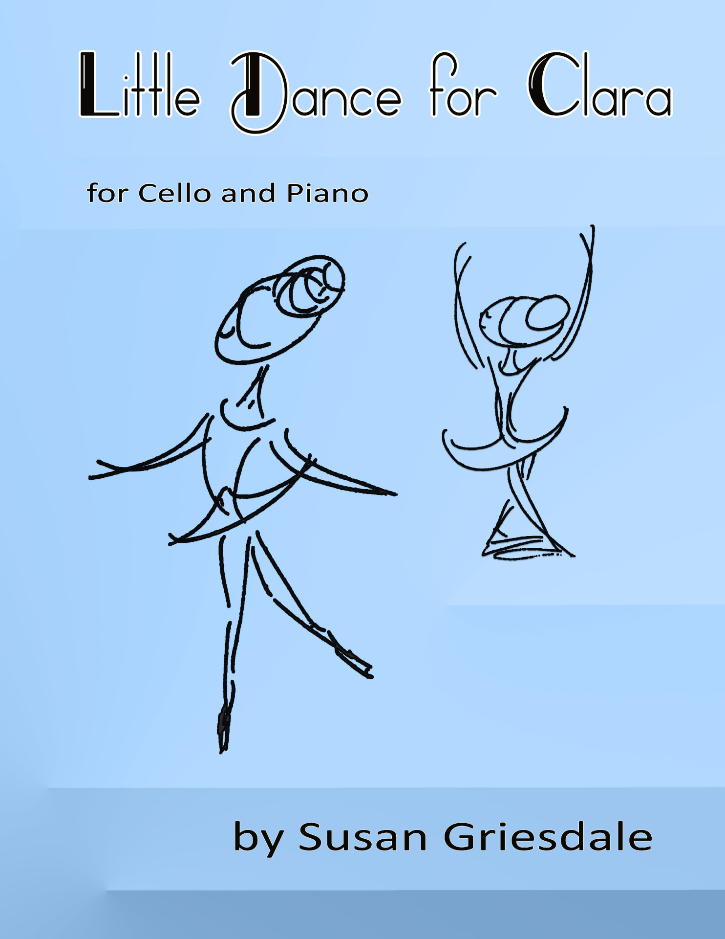 Cover of Little Dance for Clara (Cello & Piano) by Susan Griesdale